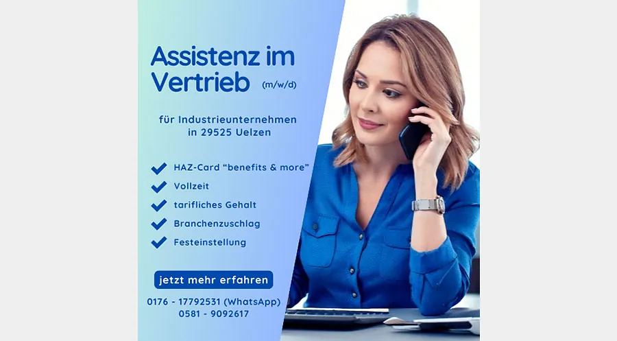 Assistenz im Vertrieb (m/w/d)