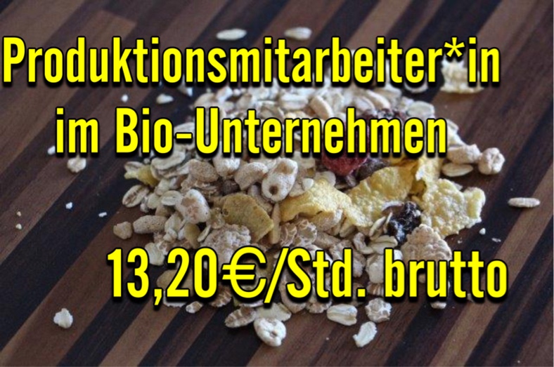 Produktionsmitarbeiter*in im Bio-Unternehmen (m/w/d)