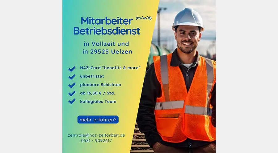 Mitarbeiter Betriebsdienst (m/w/d)